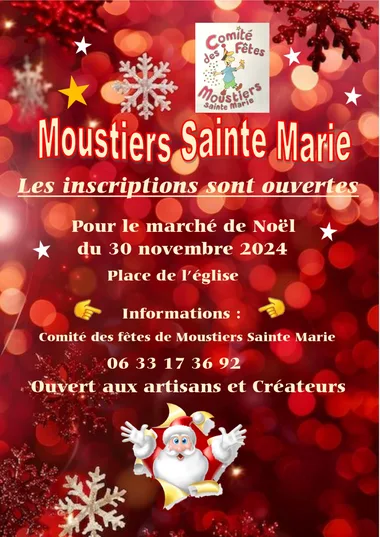 Inscrivez-vous au Marché de Noël du Comité des Fêtes !