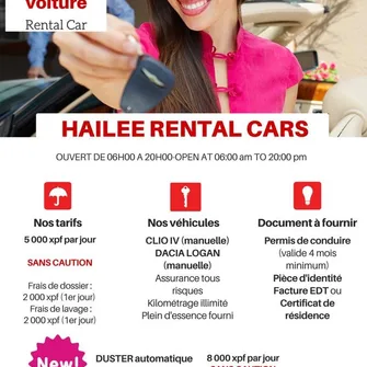 Hailee Rental Cars