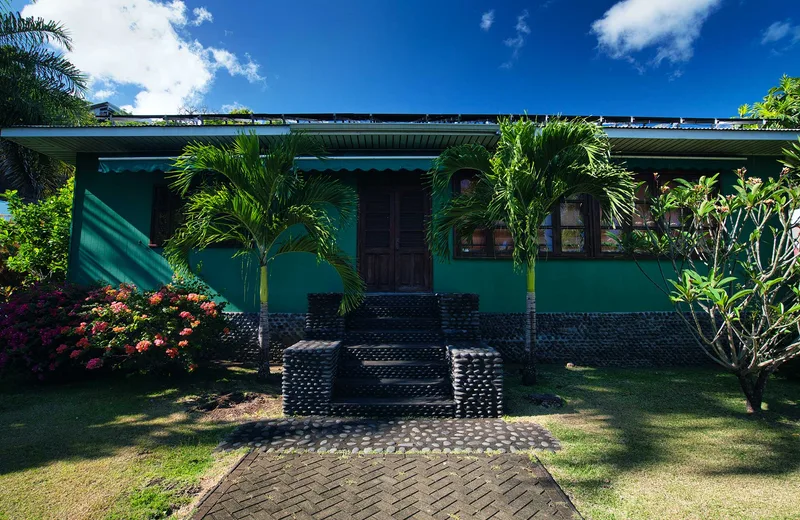 Tahiti   Musée James Norman Hall paysage - Tahiti Tourisme