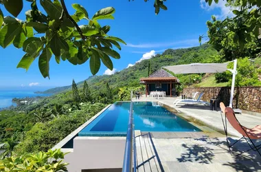 Villa Manatea piscine view montagne