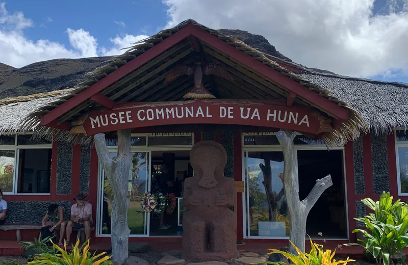 Musée Te Tumu de Ua Huka entrée  - Tahiti Tourisme