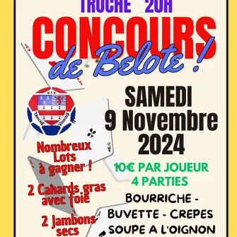 Concours de belote à Troche