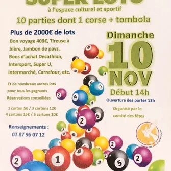 Super loto du comité des fêtes