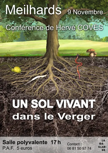 Conférence “Le sol vivant au verger”