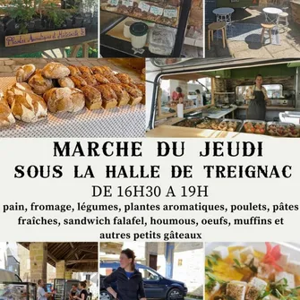 Marché du jeudi sous la halle