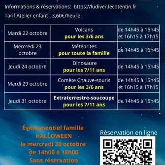 Ateliers vacances 7/11 ans