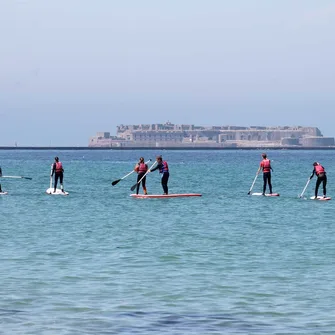 Séance découverte Stand-Up Paddle > Club Kayak Mer et Nautisme en Cotentin