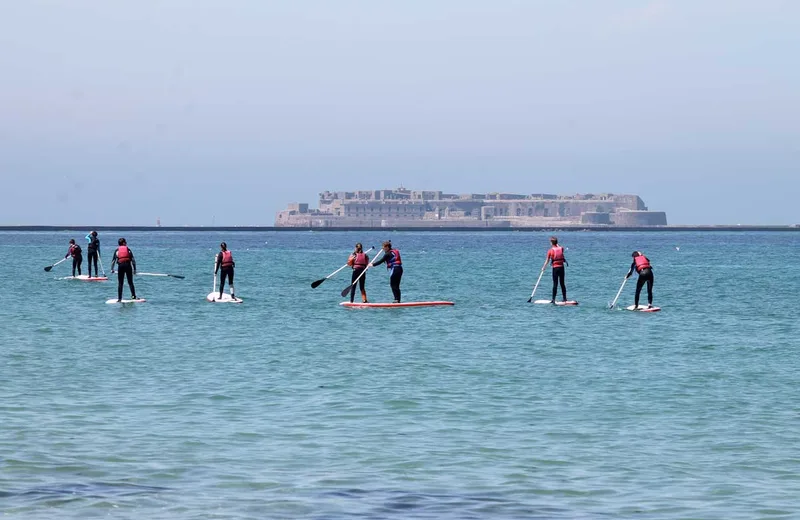 Séance découverte Stand-Up Paddle > Club Kayak Mer et Nautisme en Cotentin