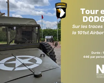 Grand tour en Dodge – 1h15 – Sur les traces de la 101st Airborne