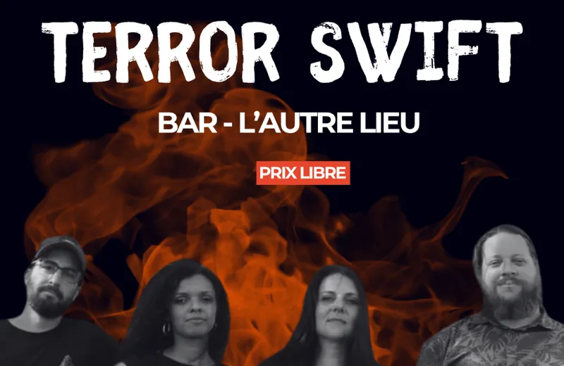 Terror Swift  arrive à L’Autre pour un voyage temporel rock et métal, des années 80 à nos jours !