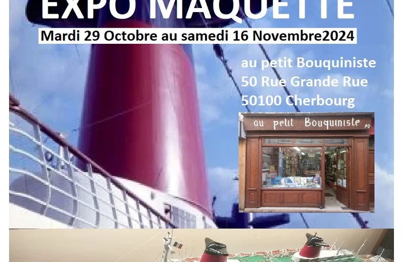 Exposition maquette du paquebot France