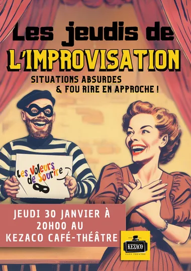 Jeudi de l’improvisation avec Les Voleurs de Sourire