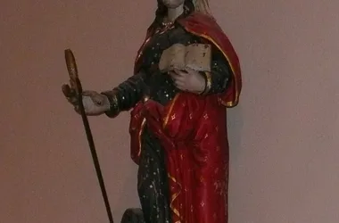 Statue Catherine d'Alexandrie église de Montbellet