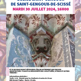 Visite “Trésor d’église” : Eglise Saint-Gengoux de Saint-Gengoux-de-Scissé