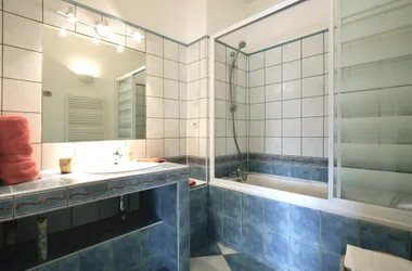 Chambres d'Hôtes En Germolles - Salle de bains (chambre verte)