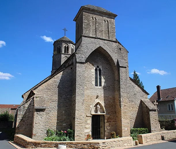 SAINT-ALBAIN Eglise-Saint-Albain-façade