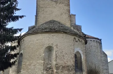 Saint-Gengoux-de-Scissé - Eglise - Le chevet