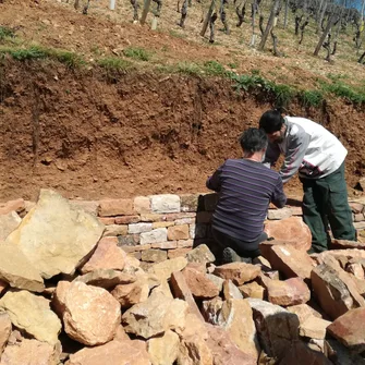 Stage initiation de construction en pierre sèche