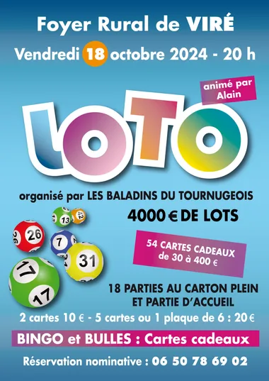 Grand loto à Viré