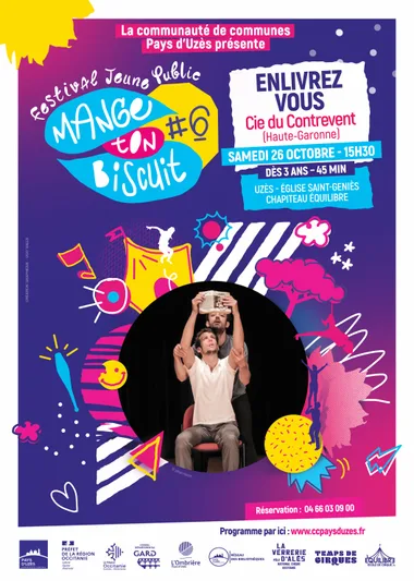 Spectacle “Enlivrez-vous”, atelier artistique et cours de clown – Festival Mange ton Biscuit #6