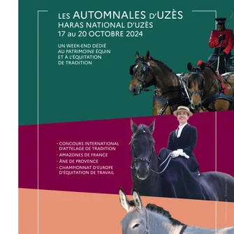 Les Automnales d’Uzès au Haras – Championnats d’Europe équitation de travail