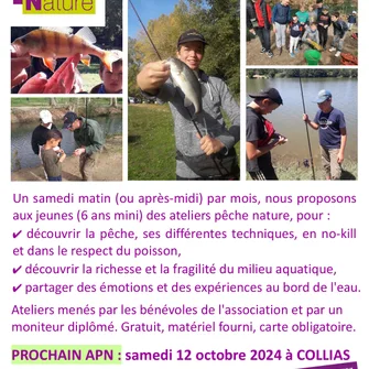 Atelier pêche nature pour les jeunes