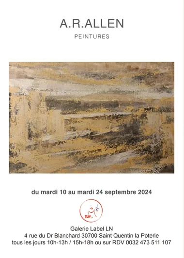 Exposition – Peintures de A.R.Allen