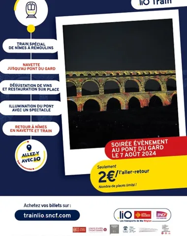 TER + Soirée évènement au Pont du Gard