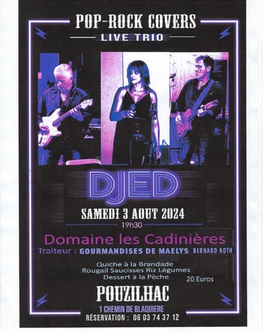 Soirée concert au Domaine Les Cadinières