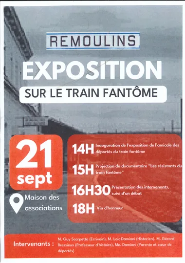 Film-débat et exposition sur “Le train fantôme”