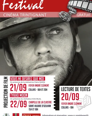 Ouverture de la 2ème édition de Cinéma Trintignant – JEP – Soirée lectures