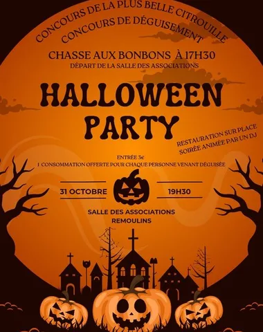 Chasse aux bonbons et Halloween Party