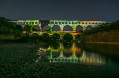 Les Merveilles du vivant – Spectacle son et lumières au Pont du Gard