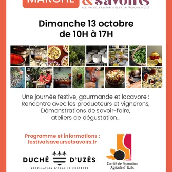 Le marché Saveurs et Savoirs