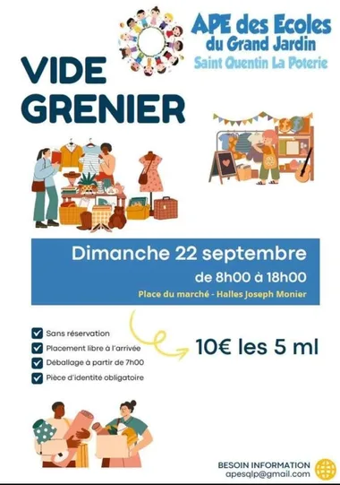 Vide greniers à Saint-Quentin – Saison 2024