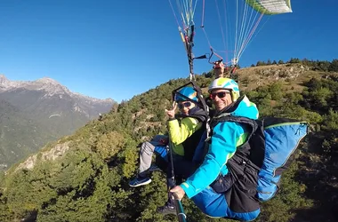 Tandem-paragliding in Maurienne