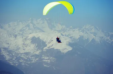 parapendio valmeinier savoia francia alpi