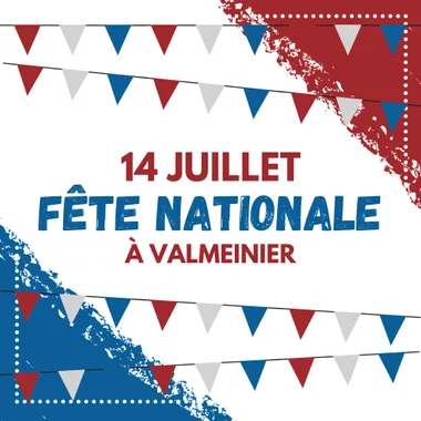 Nationale feestdag van 14 juli in Valmeinier