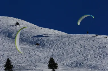 Valmeinier paraglidingvlucht
