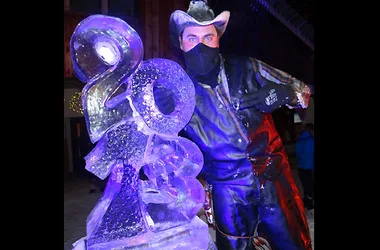 Spectacle de sculptures sur glace