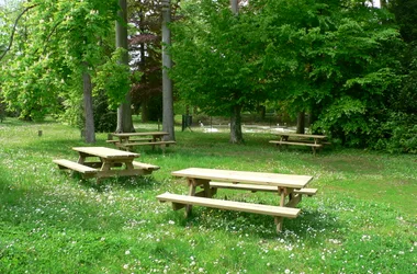 picnic area of ​​the estate