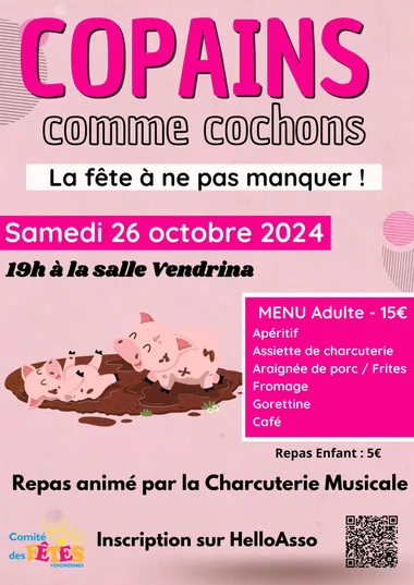 Copains comme Cochons – Vendrennes