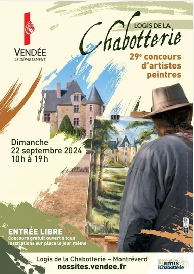 CONCOURS D’ARTISTES PEINTRES / LOGIS DE LA CHABOTTERIE – Journées du Patrimoine