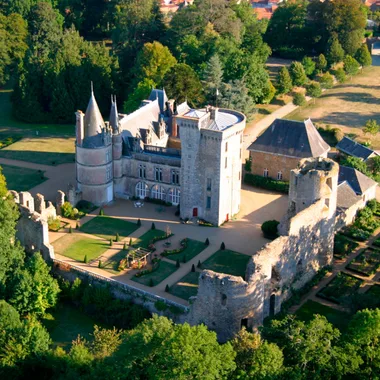 Chateau de la Flocellière_Aerial view