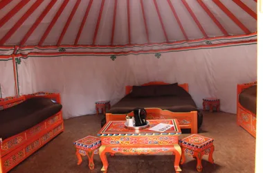 interior de yurta