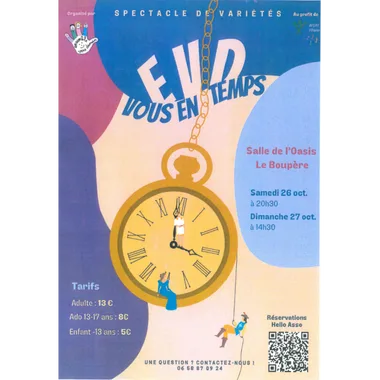 Spectacle – “EVD vous en temps”