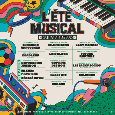 L’été Musical du Barbatruc – Concert – Les Herbiers