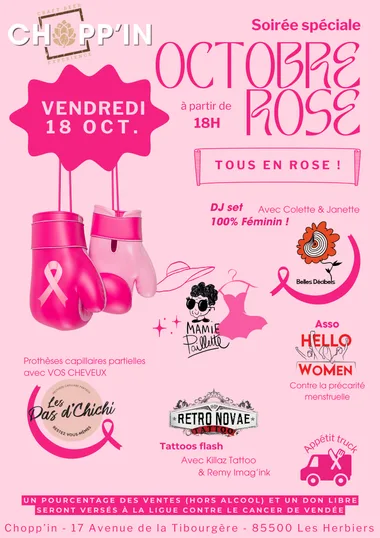 Octobre rose au Choppin – les Herbiers