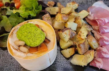 camembert asado a la Vendéene